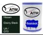 Preview: Nissan, Ebony Black, UA / GT0: 500ml Lackdose, von ATW Autoteile West.